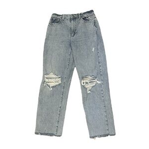 Garage Denim Vintage Straight-Leg Distressed Jeans | Size 25